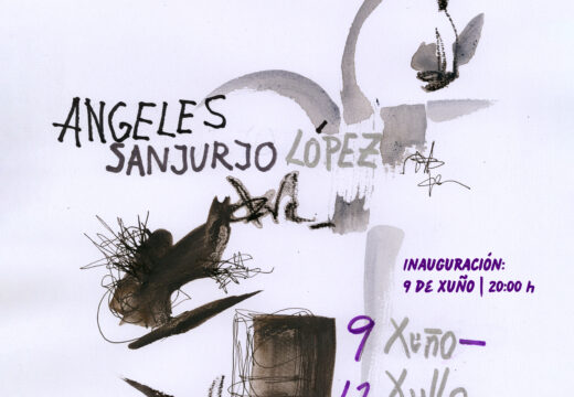 O mundo pictórico Abstracto de Ángeles Sanjurjo abre ao público na Pobra